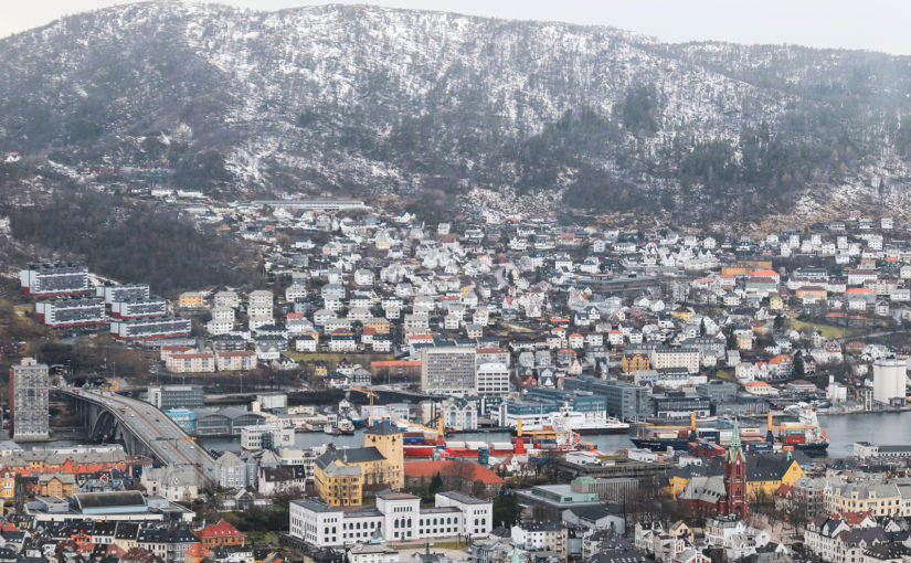 Nedgang i boligprisene i Bergen i Desember